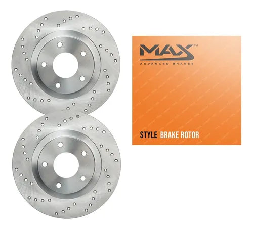 Discos Freno Traseros Perforados Audi A3 Vw Jetta 2010-2023