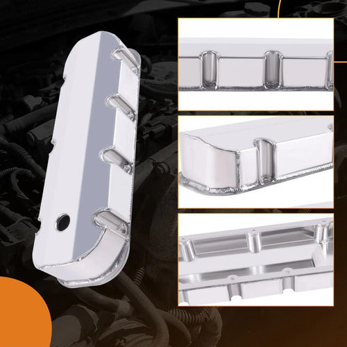Tapas de Punterías Aluminio Altas Con Respiradero BBC Chevrolet GMC 396 427 454