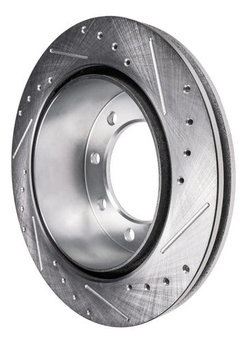 Kit Frenos Discos Ranurados Ford F-250 F-350 1999-2004