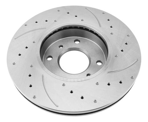 Kit Frenos Discos Ranurados Nissan Altima Sentra 1993-2006