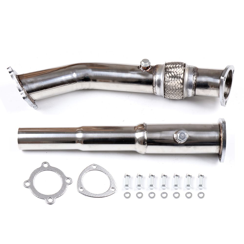 Downpipe Tuberia Escape 1.8T VW SEAT Jetta Golf Beetle Leon Ibiza MK4 3 Pulgadas Turbo Acero inoxidable VolksWagen