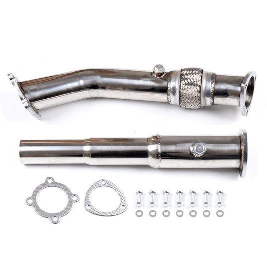 Downpipe Tuberia Escape 1.8T VW SEAT Jetta Golf Beetle Leon Ibiza MK4 3 Pulgadas Turbo Acero inoxidable VolksWagen