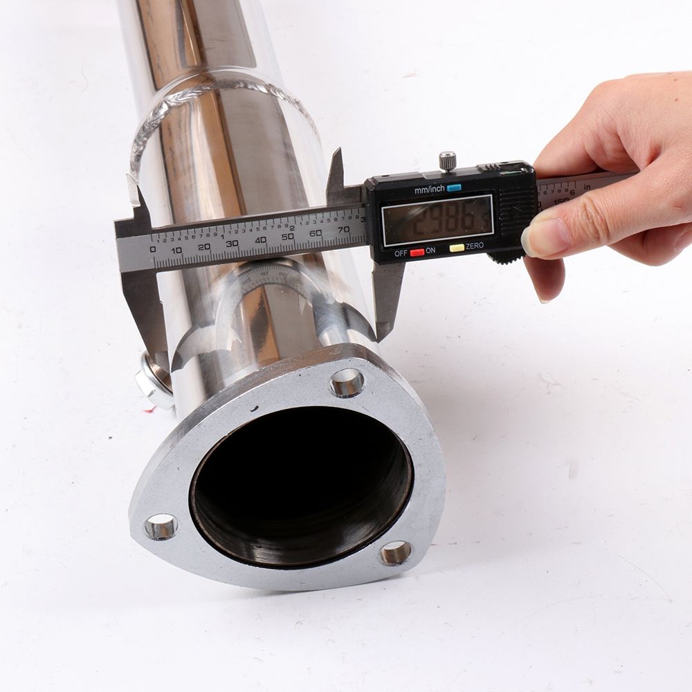 Downpipe Tuberia Escape 1.8T VW SEAT Jetta Golf Beetle Leon Ibiza MK4 3 Pulgadas Turbo Acero inoxidable VolksWagen