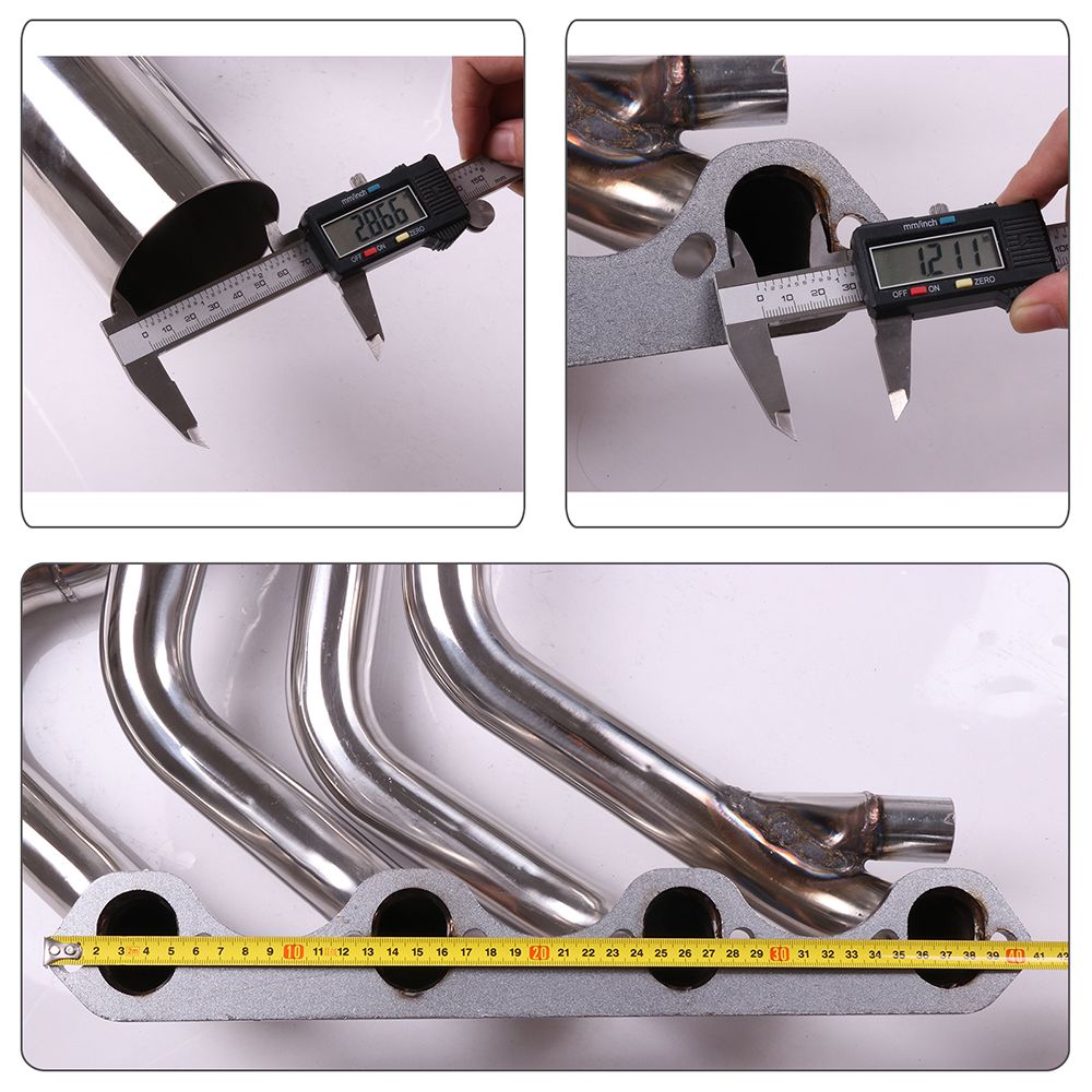 Headers Largos Ford F150/F250/Bronco 1987-1996 Motor 351 5.8L V8 - Colectores Deportivos