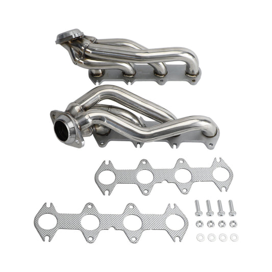 Headers Escape Ford F150 2004-1010 King Ranch Lariat 5.4L V8 Xl Xlt Acero Inoxidable