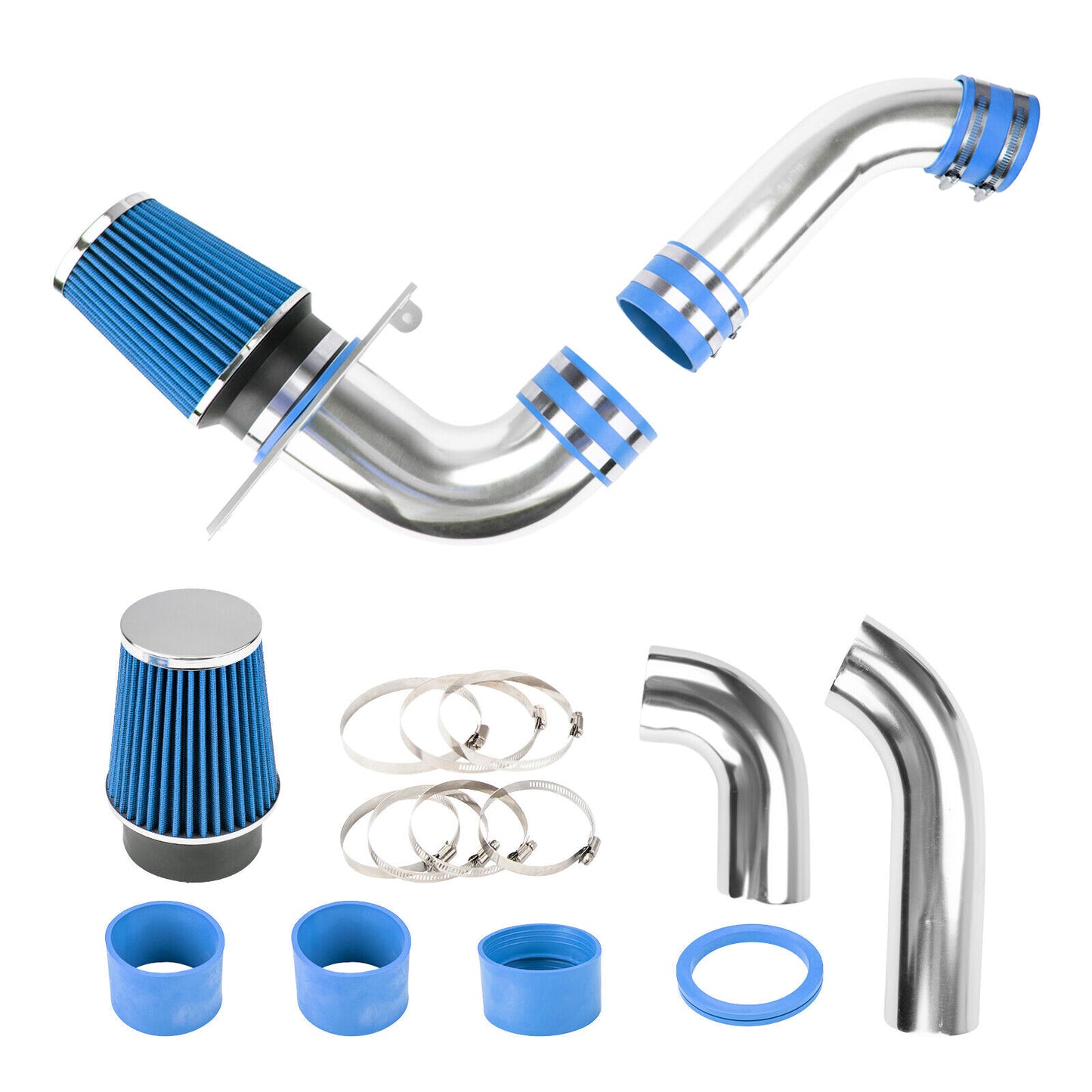 Cold Air Intake Filtro de aire Deportivo de Alto Flujo Ford Mustang 5.0L 302 V8 1989-1993 FoxBody Aumento Potencia HP