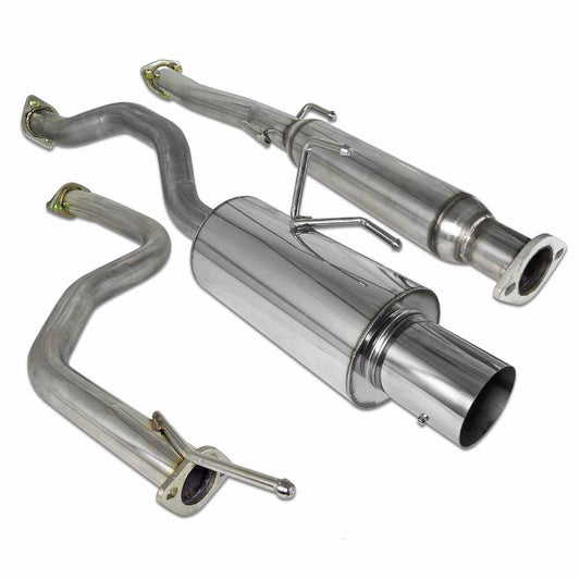 Catback Tuberia de Escape Honda Civic 1.5 y 1.6 1992-2000 Salida 4" con resonador N1 JDM para 4 Puertas y Coupe 2 Puertas