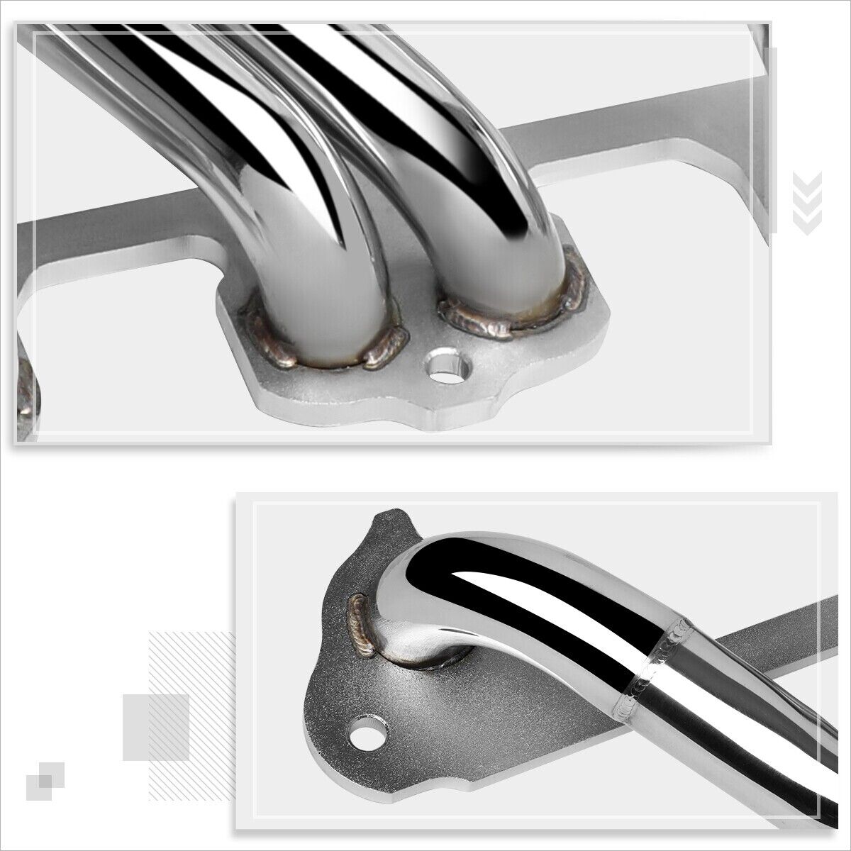 Headers Escape Jeep Cherokee Wrangler 4.0l 1987-1993 6 cil Acero Inoxidable - Colector Deportivo