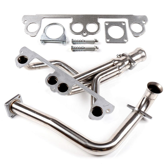 Headers Escape Jeep Wrangler 2.5L 4Cil años 1991-2002 YJ TJ Acero Inoxidable