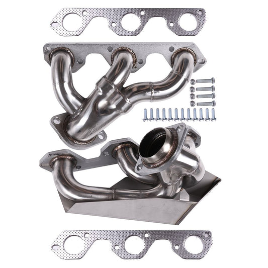 Headers Escape Jeep Wrangler/Sahara/Rubicon 2007-2011 3.8L V6 - Cabezales Deportivos Manifold