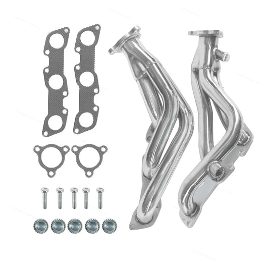 Headers Colectores Escape Nissan Xterra Frontier 3.3l V6 1998-2004 Cabezales Deportivos Acero Inoxidable Aumento Potencia