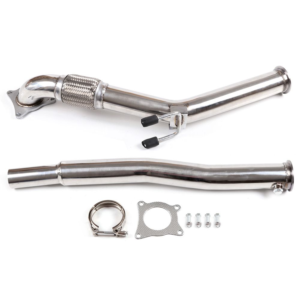Downpipe Tuberia Escape VW Volkswagen Audi SEAT 1.8T 2.0T TSFI A3 A4 Golf MK5 MK6 TSI 2006-2014 3 Pulgadas