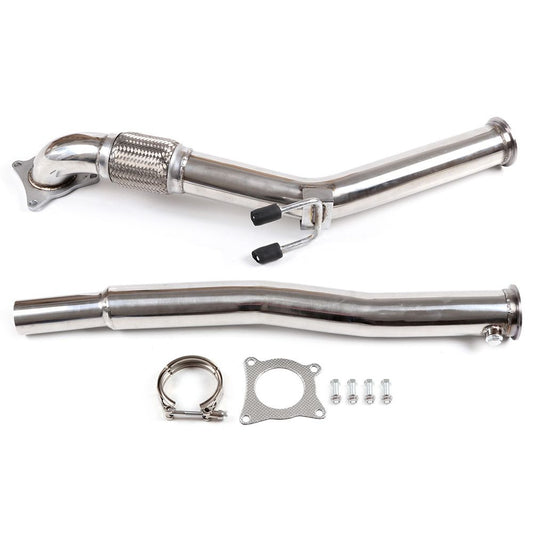 Downpipe Tuberia Escape VW Volkswagen Audi SEAT 1.8T 2.0T TSFI A3 A4 Golf MK5 MK6 TSI 2006-2014 3 Pulgadas