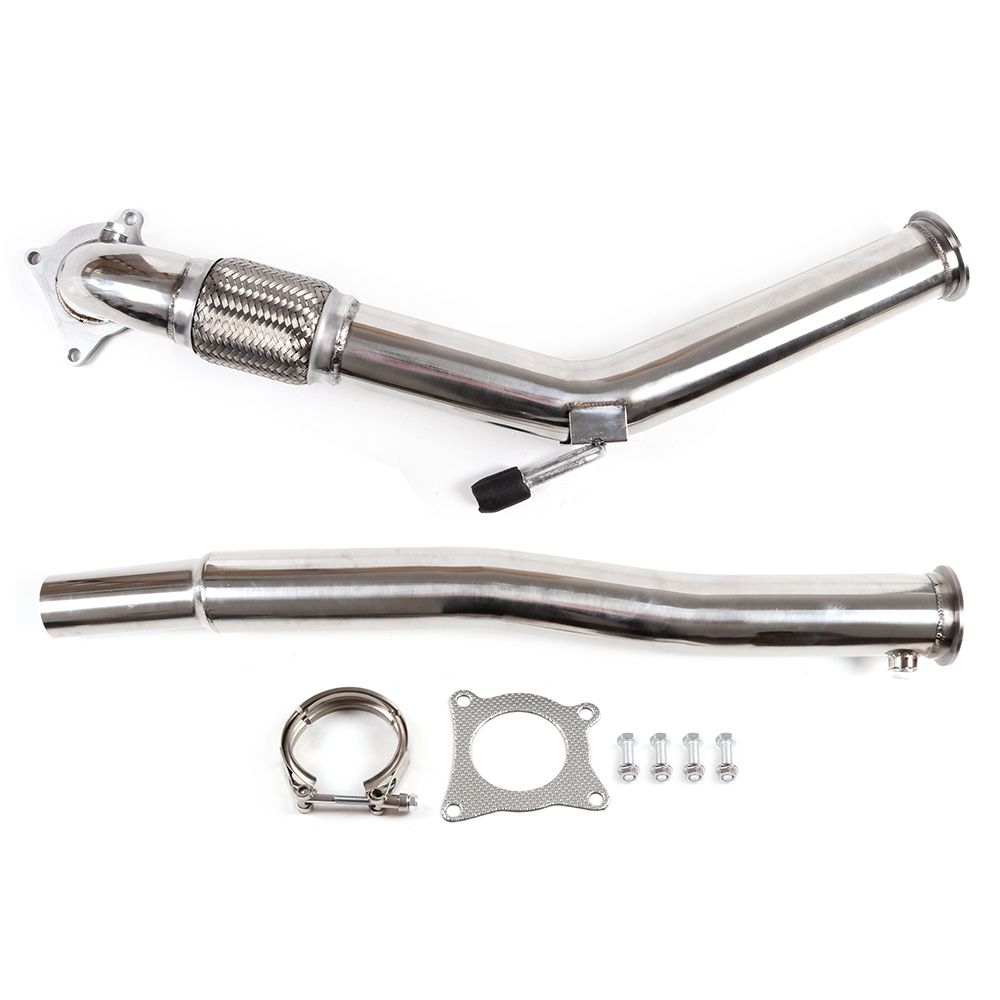 Downpipe Tuberia Escape VW Volkswagen Audi SEAT 1.8T 2.0T TSFI A3 A4 Golf MK5 MK6 TSI 2006-2014 3 Pulgadas