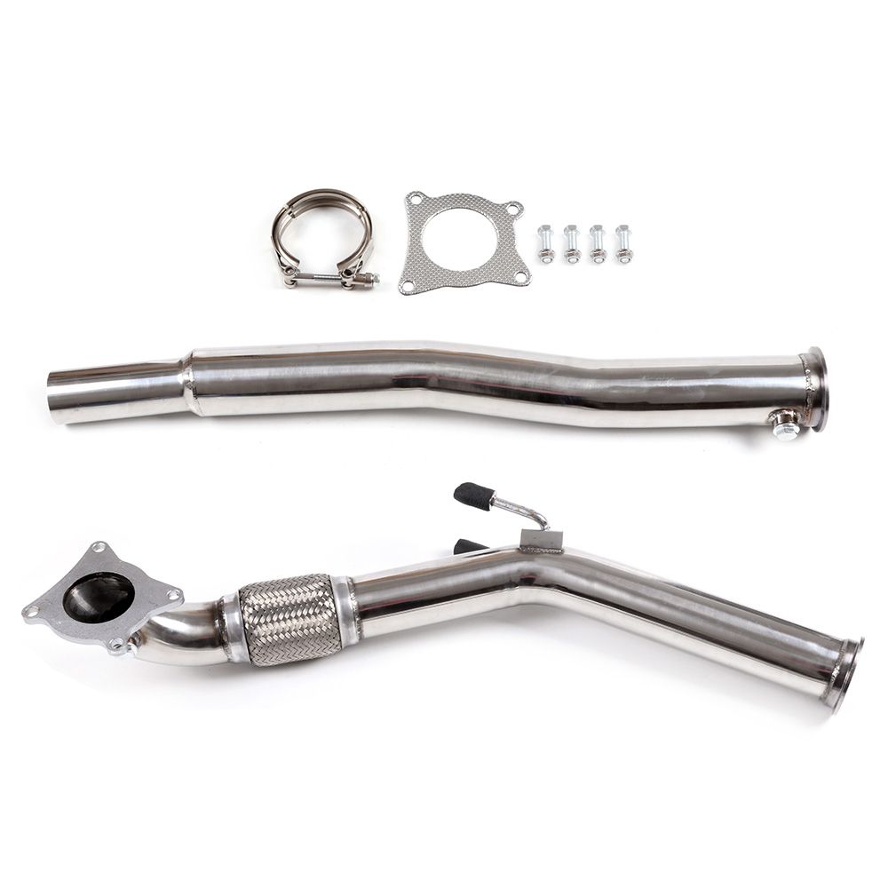 Downpipe Tuberia Escape VW Volkswagen Audi SEAT 1.8T 2.0T TSFI A3 A4 Golf MK5 MK6 TSI 2006-2014 3 Pulgadas
