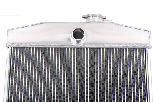 Radiador Aluminio Compatible con Jeep Willys CJ3 CJ5 CJ6 2.2 3.7 1959-1971 - Ideal para Restauracion