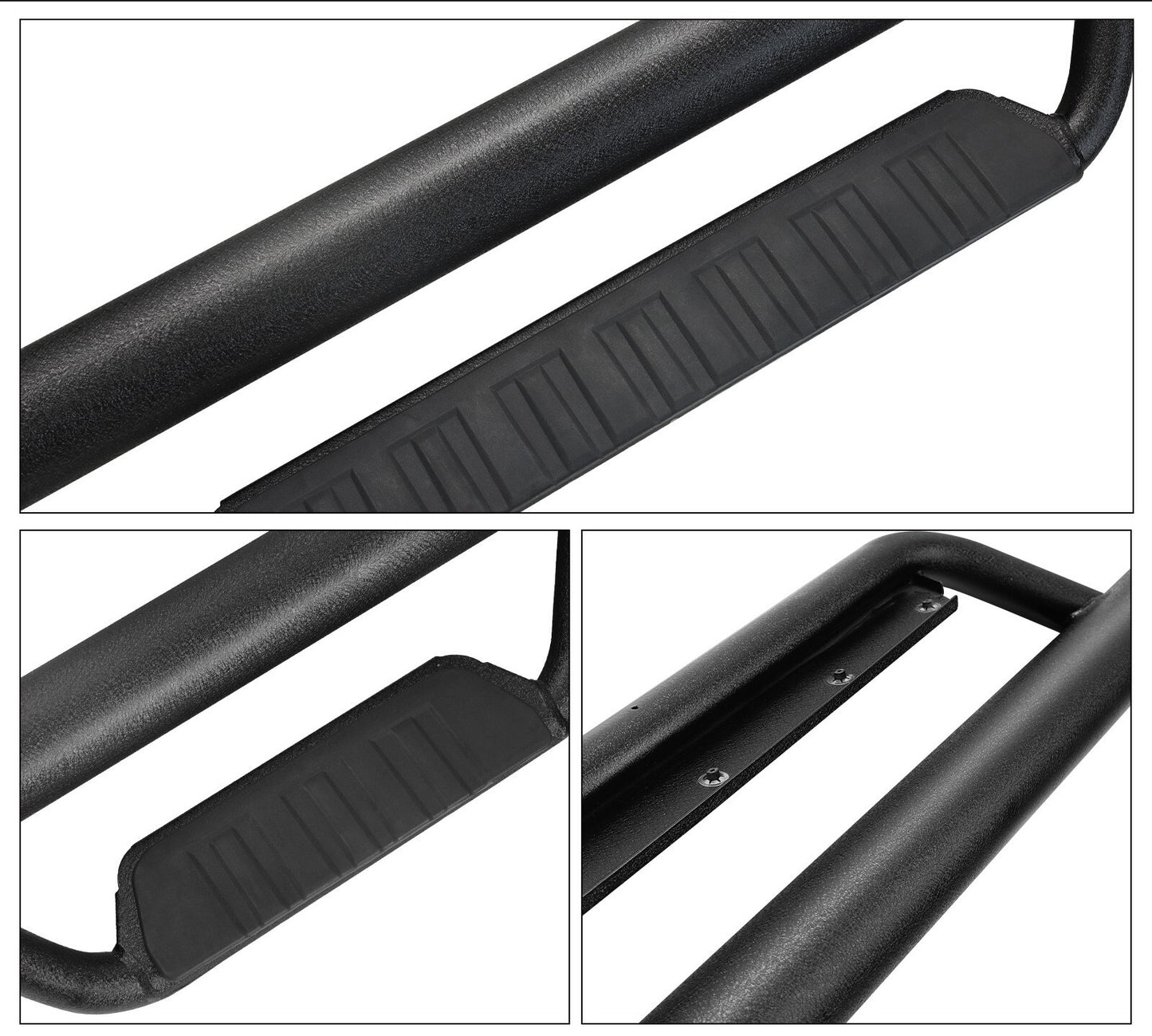 Estribos Laterales Side Steps para Chevrolet Colorado 2015-2025 4 Puertas - Tubo 3 pulgadas uso Rudo