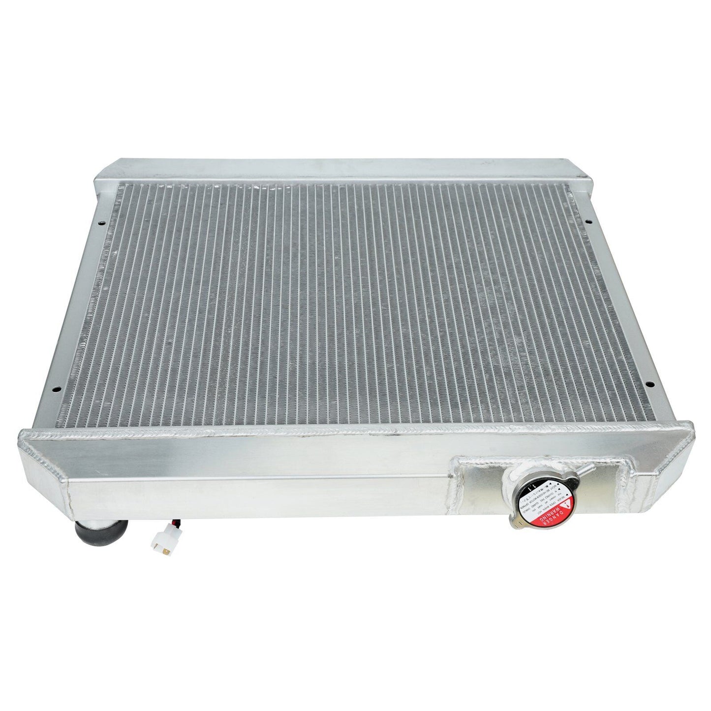 Radiador Aluminio Chevrolet 1963 1964 1965 1966 1667 1968 + Tolva de aluminio con Ventilador Incluido