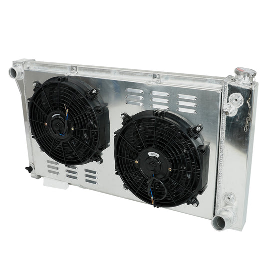 Radiador Aluminio de 3 filas para Chevrolet 1967 1968 1969 1970 1971 1972 - C10 C20 PickUp Silverado GMC Blazer K20