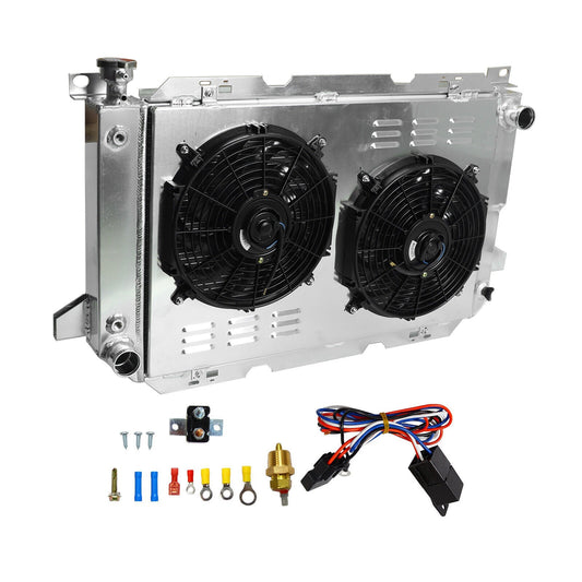 Radiador Aluminio Ford F150 F250 F350 Bronco 1985-1996 V8 - 3 Filas Ideal para Restauraciones