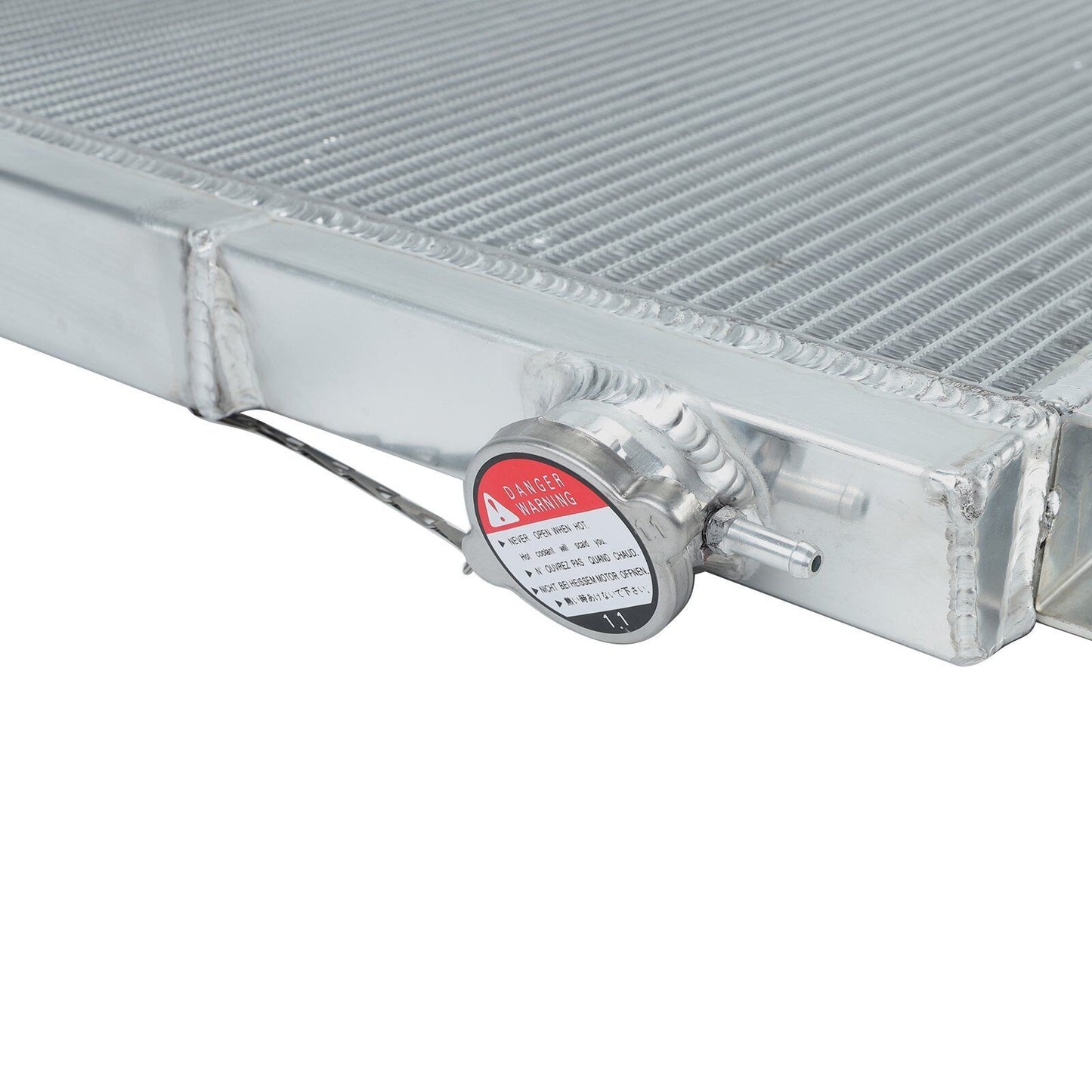 Radiador Aluminio Compatible con Jeep Wrangler TJ YJ 1986-2006 2.4 2.5 4.0 - 3 Filas