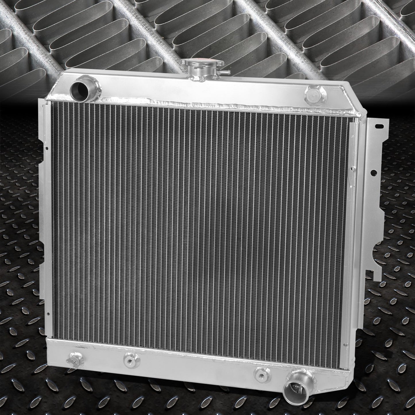 Radiador Aluminio Dodge Charger Challenger Coronet Barracuda Plymouth RoadRunner 1970 1971 1972 1973 - 3 Filas