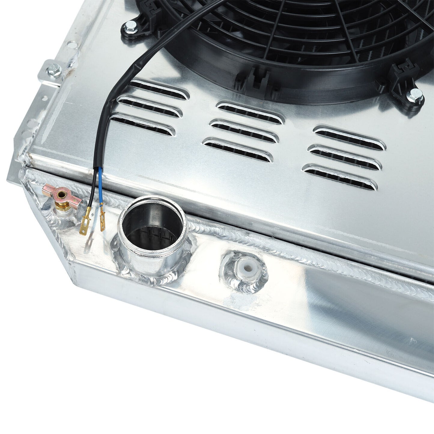 Radiador Aluminio Ford 1966 1967 68 1969-1979 Bronco Pickup F100 F150 F250 F350 - 3 Filas Ideal para Restauraciones