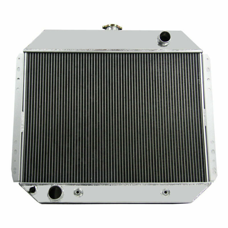 Radiador Aluminio Ford Bronco F100 F150 F250 F350 1966-1979 - 3 Filas Ideal para Restauraciones
